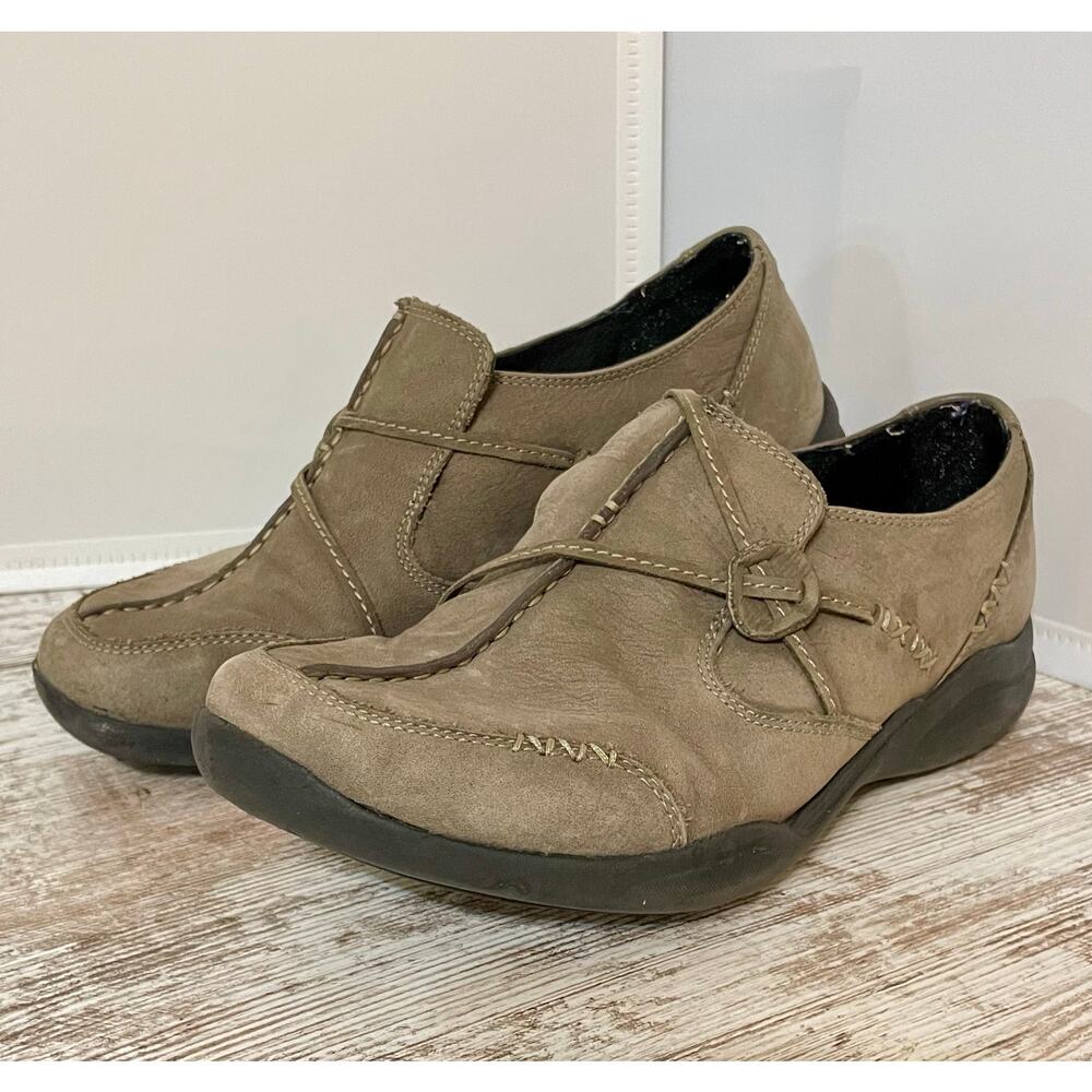 Clarks Wave Walk Leather Women’s Shoes Size 8
